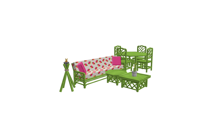 Bamboo Summer Furniture Set